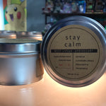Stay Calm 8oz Tin Candle