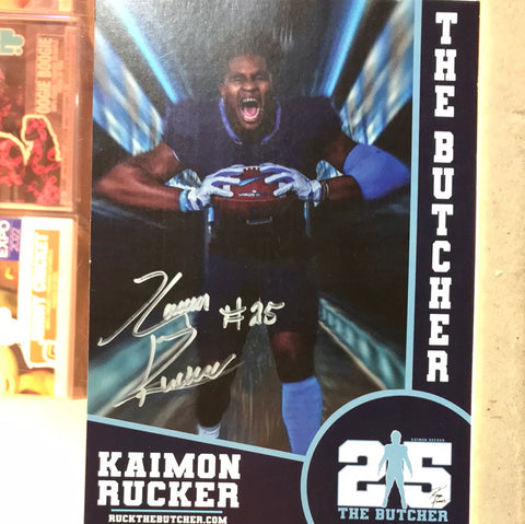 Kaimon Rucker: Limited Edition Silver Signed 8x10 (LE 20)