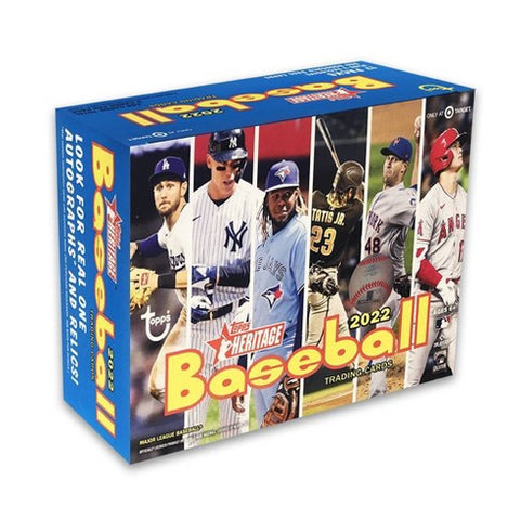 2022 Topps Heritage MLB Baseball Blaster Box