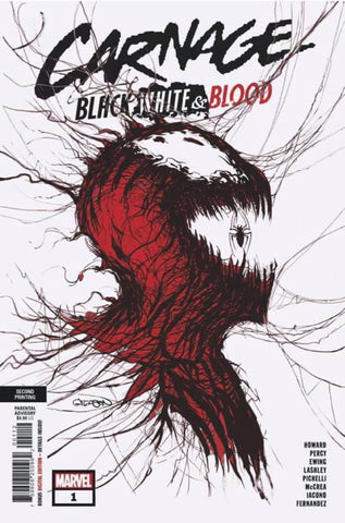 Marvel Comics: Carnage Black White and Blood - #1 (2nd Printing)