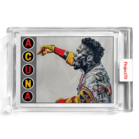 Topps Project 70 '08 Topps Ronald Acuna Jr. by Lauren Taylor (LE 3975)