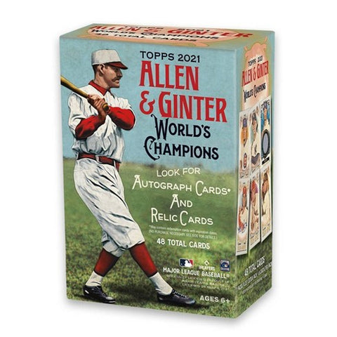 Topps 2021 Allen & Ginter World’s Champions Packs Box