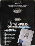 Ultra Pro 9-Pocket Trading Card Pages - Platinum Series Sealed Box