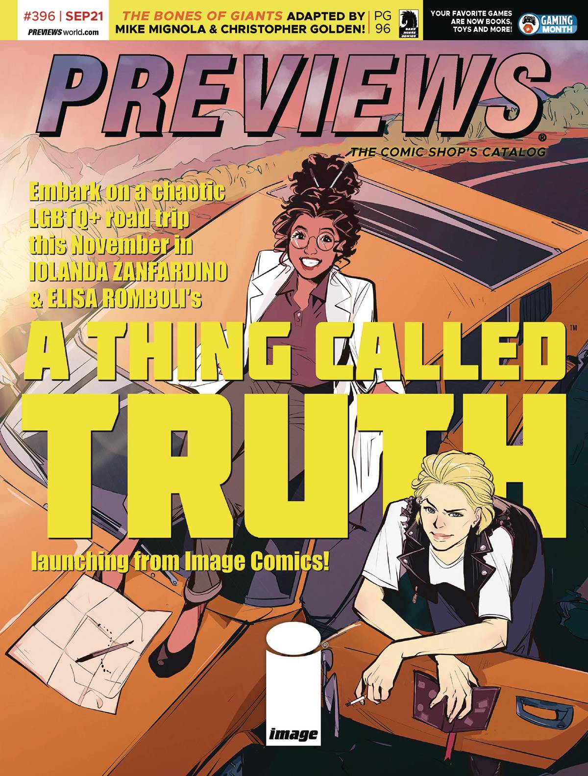 Previews Comics #396 September 2021