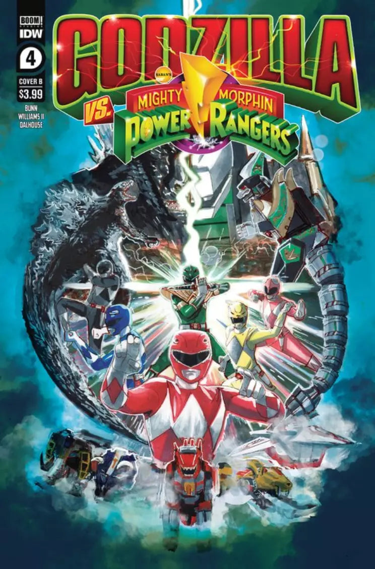 IDW Comics: Godzilla VS. Mighty Morphin Power Rangers - #4