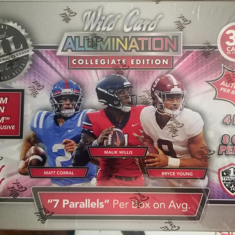Wild Card: Football Alumination Collegiate Edition - Blaster Box