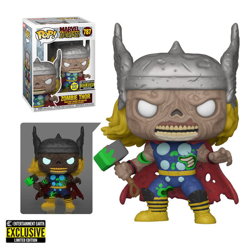 Marvel Zombies: Zombie Thor - Entertainment Earth Exclusive Glow-in-the-Dark Funko Pop!