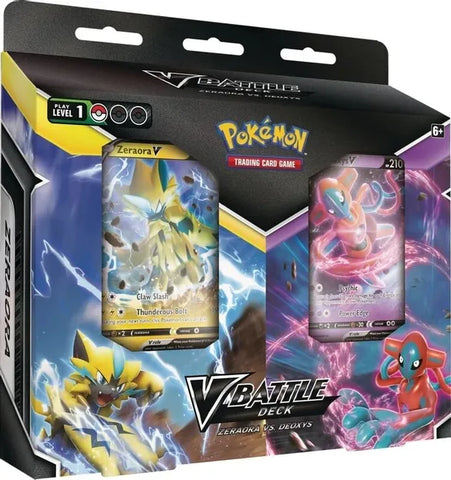 Pokémon: Zeraora V vs Deoxys V - VBattle Deck Bundle