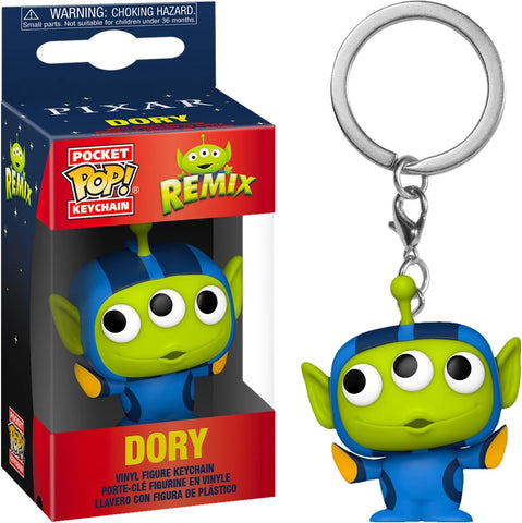 Pixar Alien Remix Dory Pocket Pop Keychain
