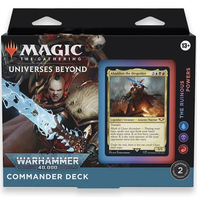 Magic The Gathering: Warhammer 40,000 Universes Beyond  - The Ruinous Powers Commander Deck