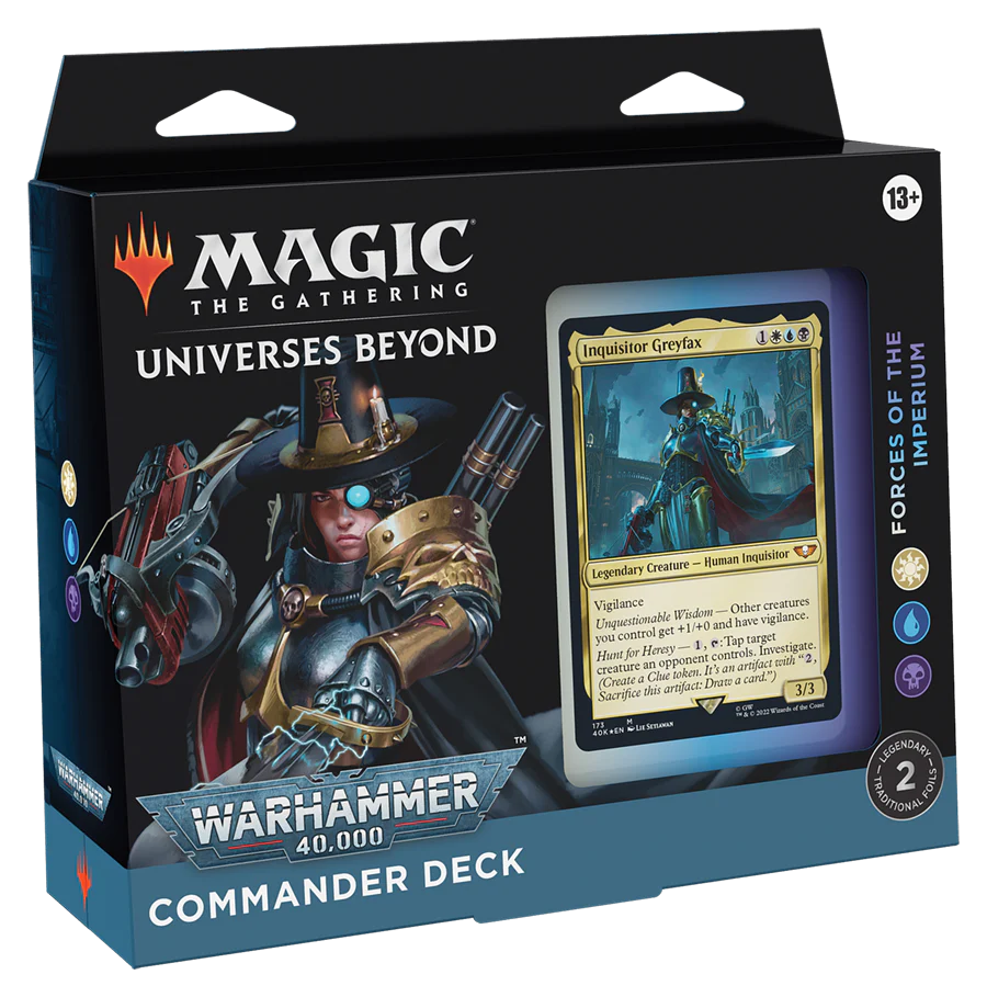 Magic The Gathering: Warhammer 40,000 Universes Beyond - Forces Of The Imperium Commander Deck