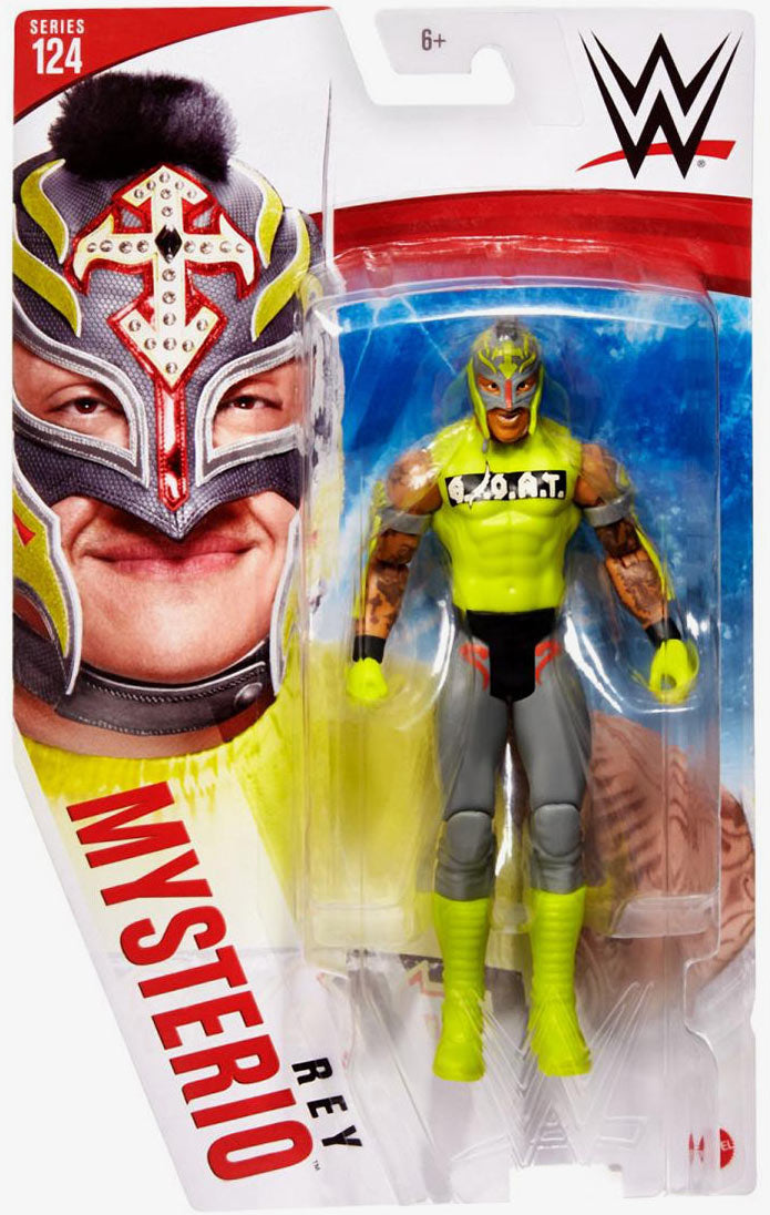 WWE Basic Series 124 Rey Mysterio Action Figure