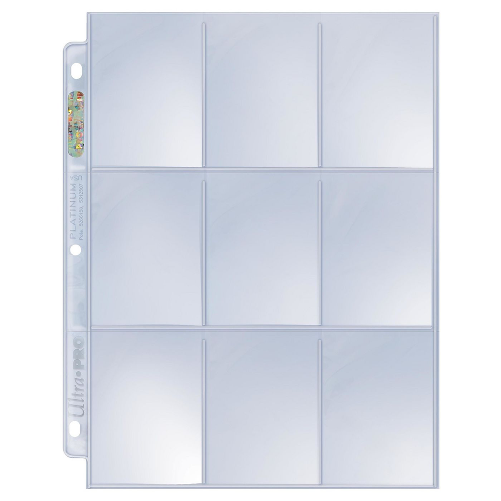 Ultra Pro 9-Pocket Trading Card Pages - Platinum Series Pages