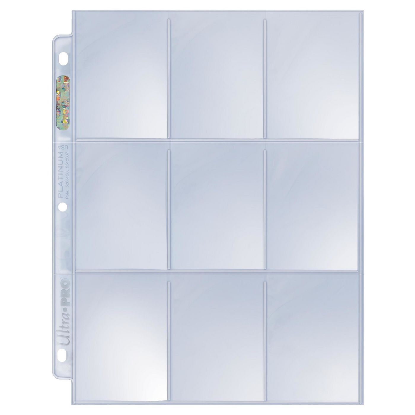 Ultra Pro 9-Pocket Trading Card Pages - Platinum Series Pages