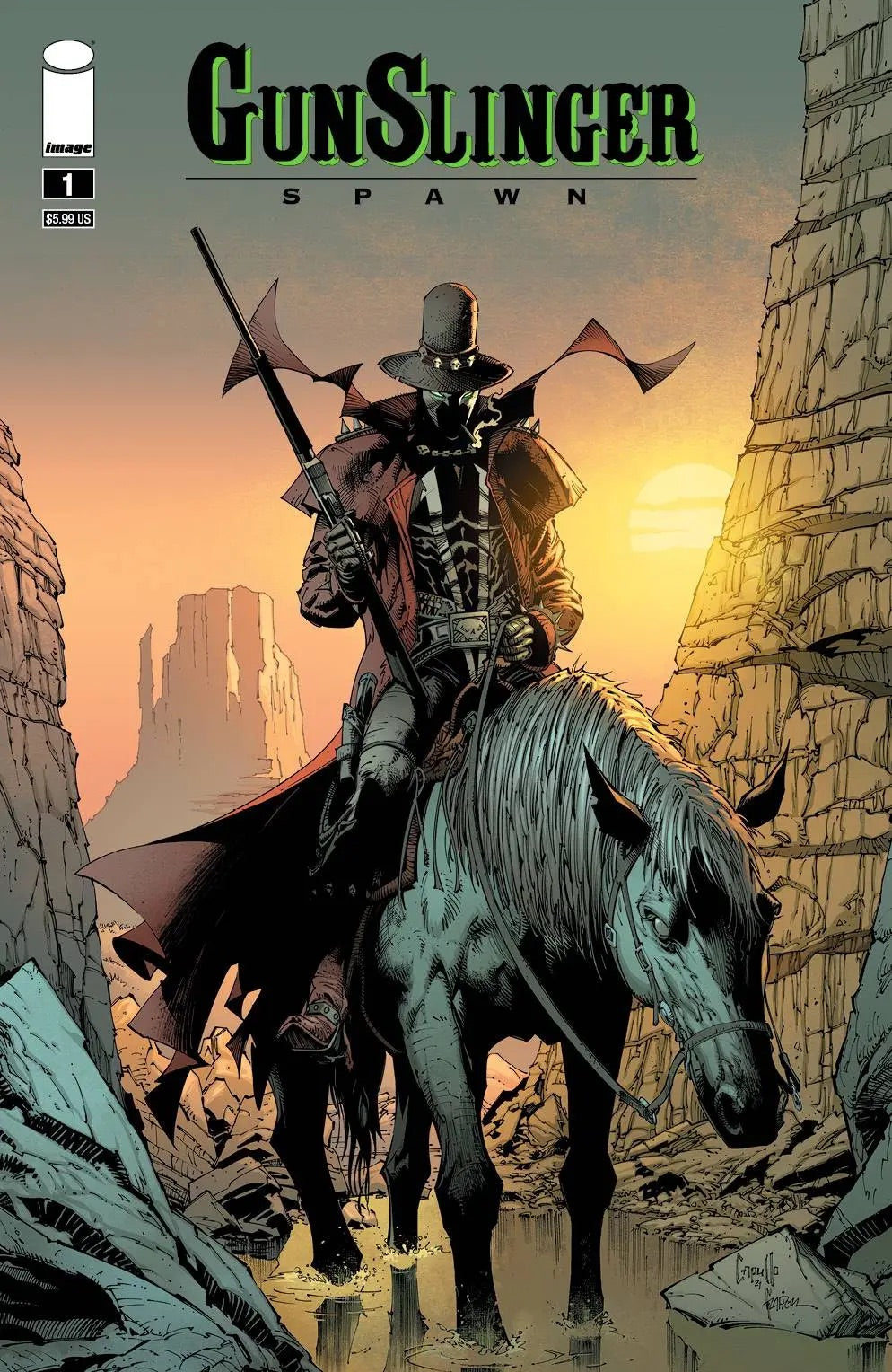 Image Comics: Spawn Gunslinger - #1 Cover D by Capullo