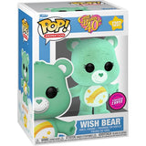 Care Bears 40th Anniversary: WISH Bear - Flocked Chase Funko Pop! Animation