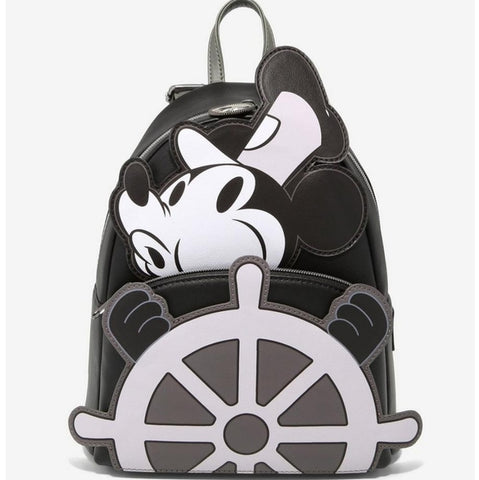 Mickey Mouse Steamboat Willie Loungefly Mini-Backpack