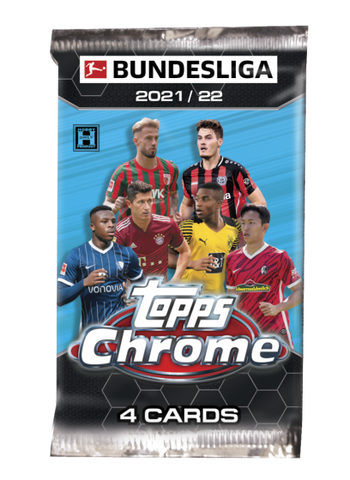 Topps: 2021-22 Topps Chrome Bundesliga Soccer Cards - Hobby Pack