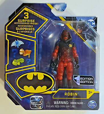 Robin Clear Red Variant 1st Edition Batman Action Figure by Spin