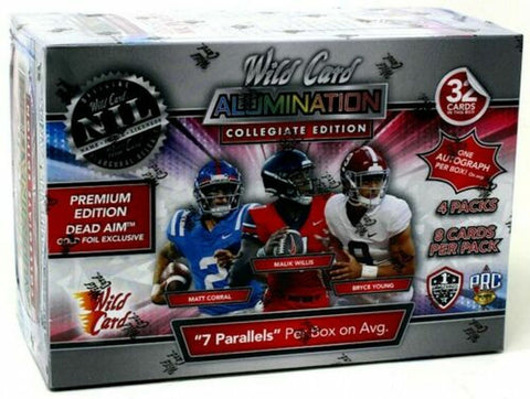 Wild Card: Football Alumination Collegiate Edition - Mega Box